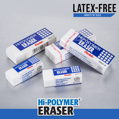 Pentel Eraser ZEH10PC10, 10 Pack – view 5