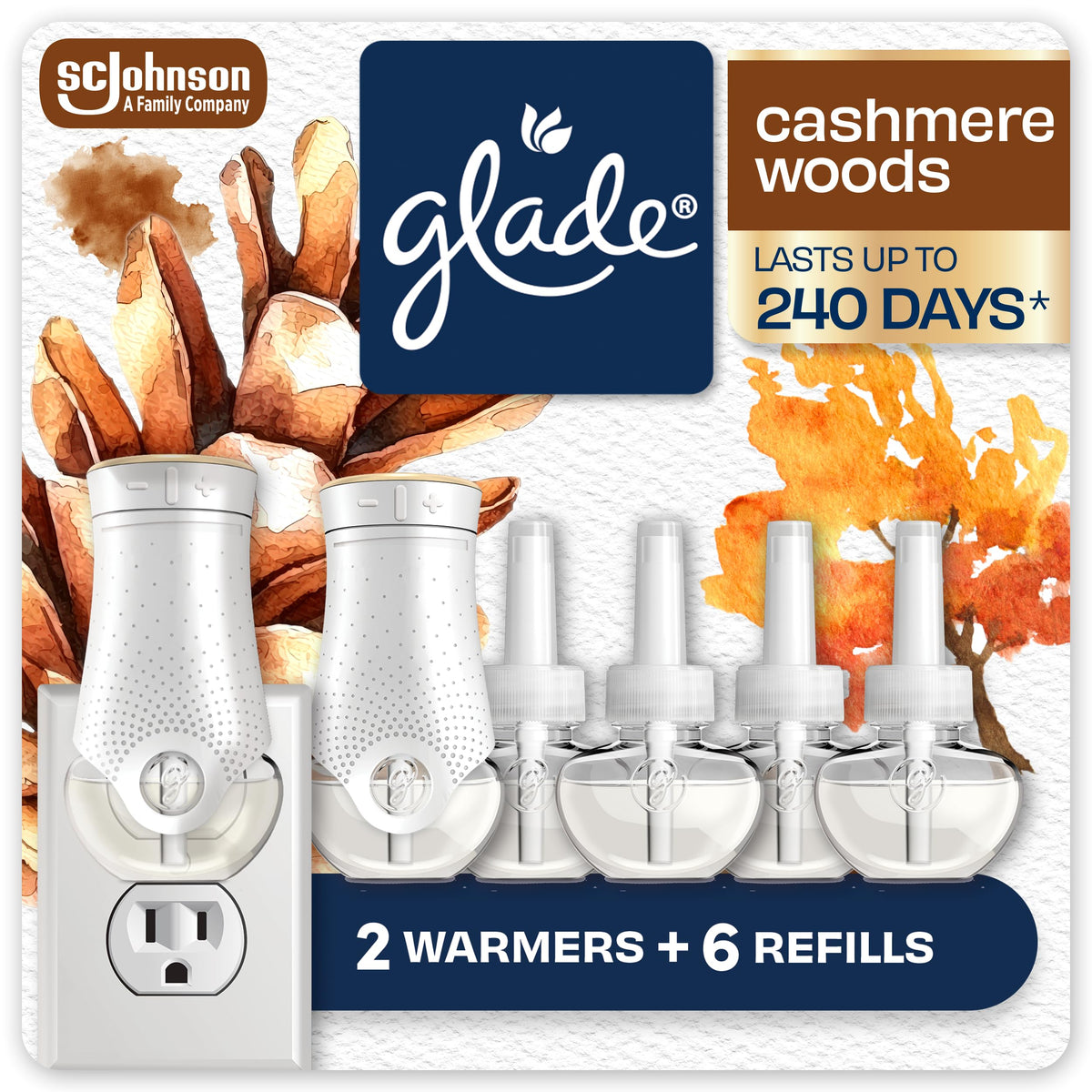 Glade Area Deodorizer 313805, 4.02 Fl Oz