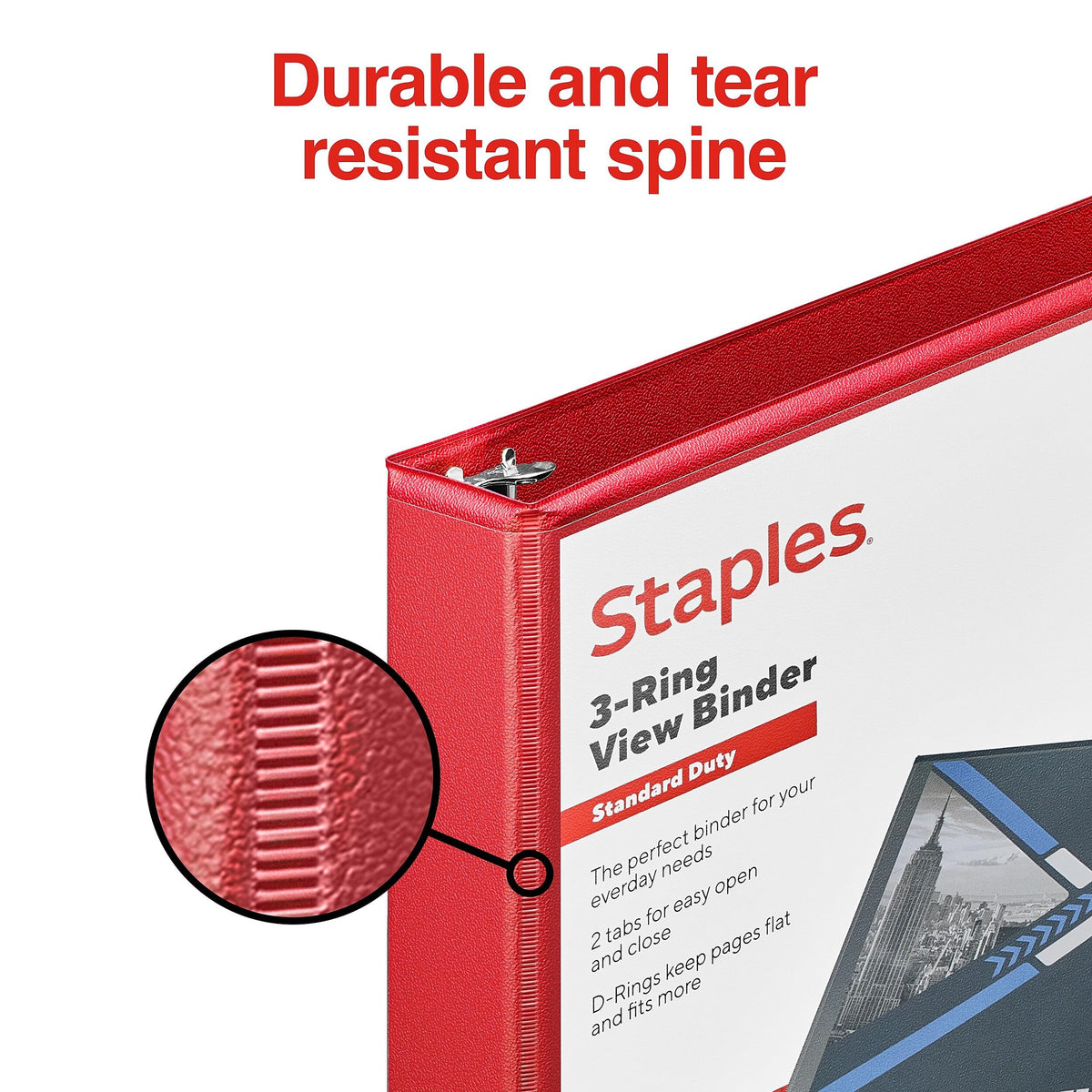 STAPLES Binder Divider 58652-4PK-VB, 1-Inch, 4 Count – view 4