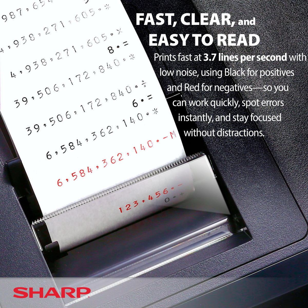 Sharp Calculator EL2196BL, 1 Count – view 2