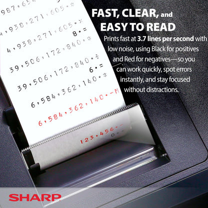 Sharp Calculator EL2196BL, 1 Count – view 2