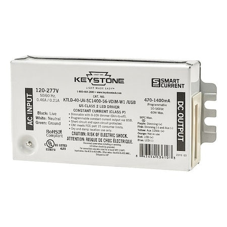 Keystone Ballast KTLD-40-UV-SC1400-56-VDIM-W1 /USB - product photo 1