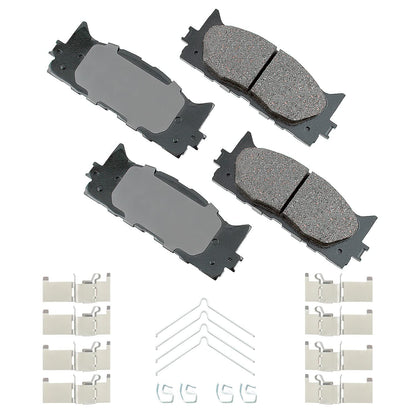 Akebono Vehicle Brake Pad ACT1222A – view 2