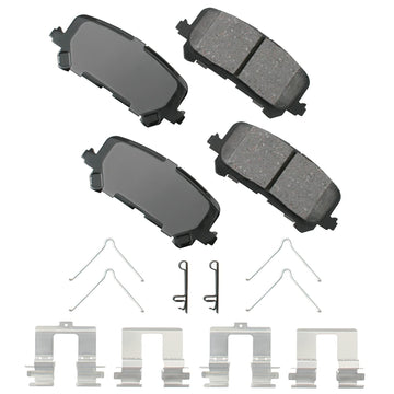 Akebono Vehicle Brake Pad ACT1281, Normal