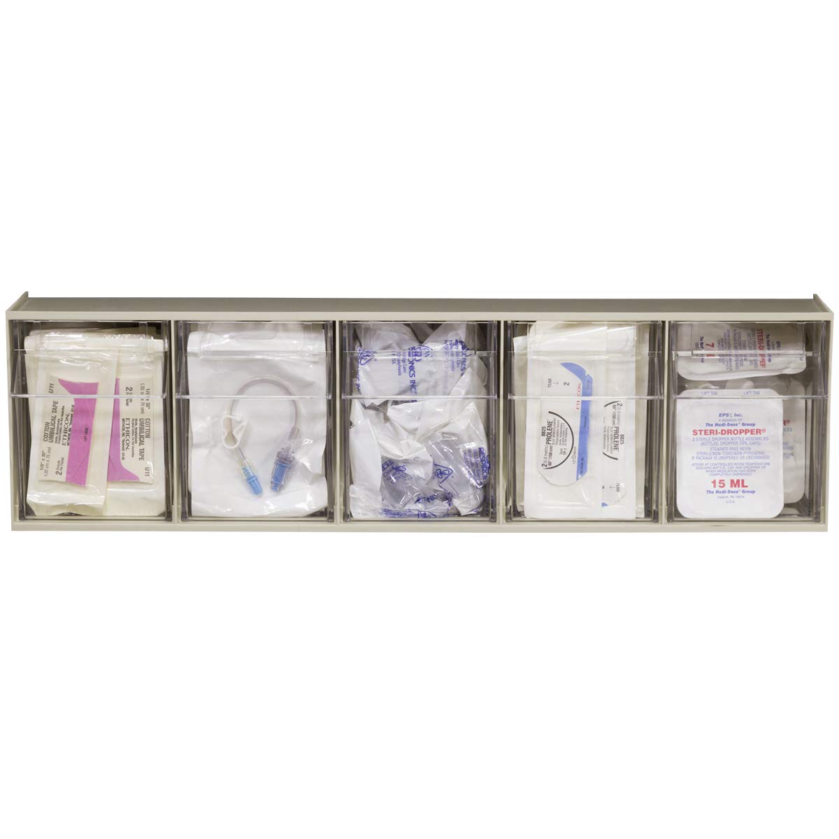 Akro-Mils Cabinet 06705, 23-5/8-Inch W x 6-1/2-Inch H x 5-5/8-Inch D – view 4