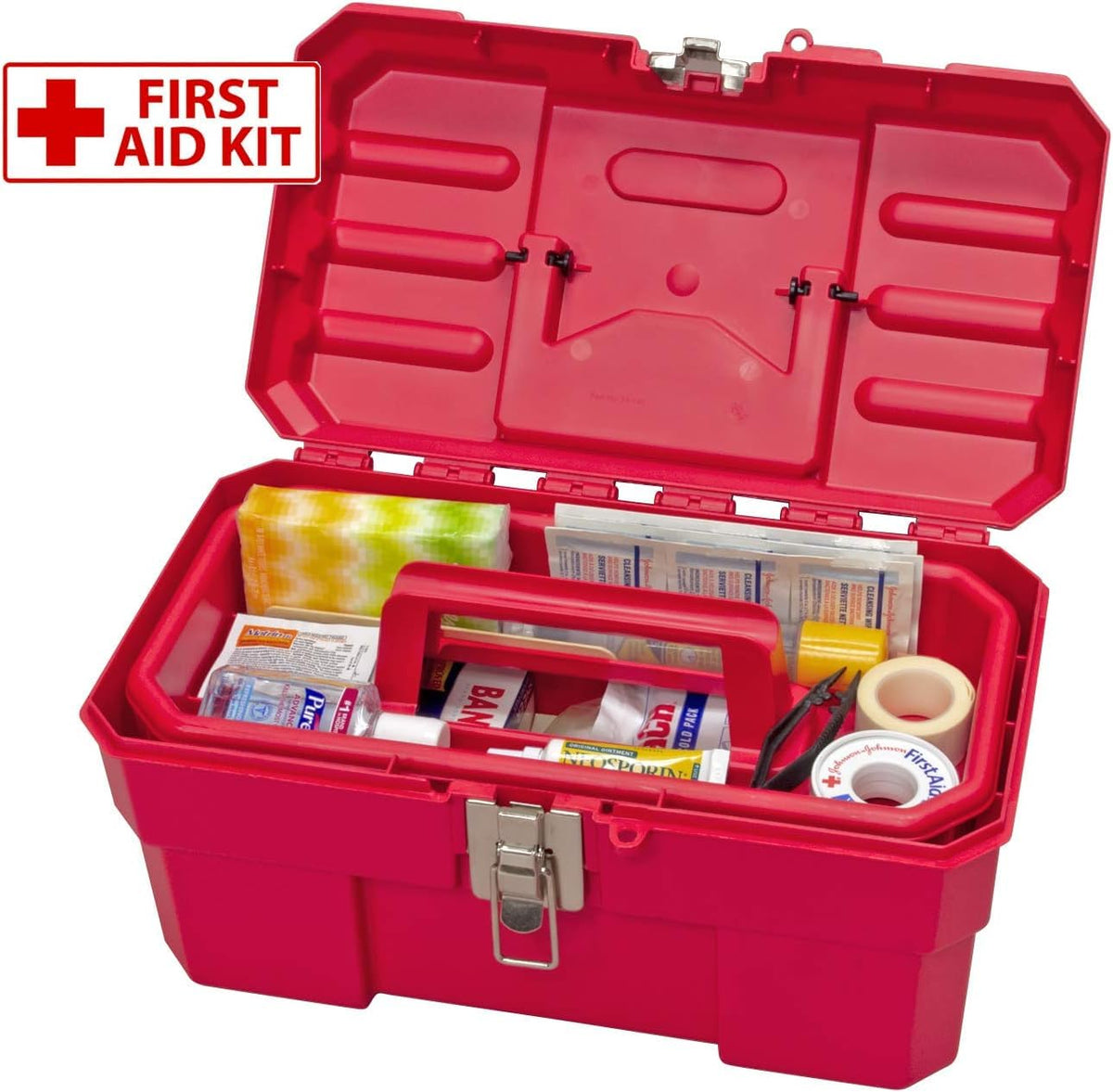 Akro-Mils Portable Tool Box 09514RED-6, 6-Pack – view 3