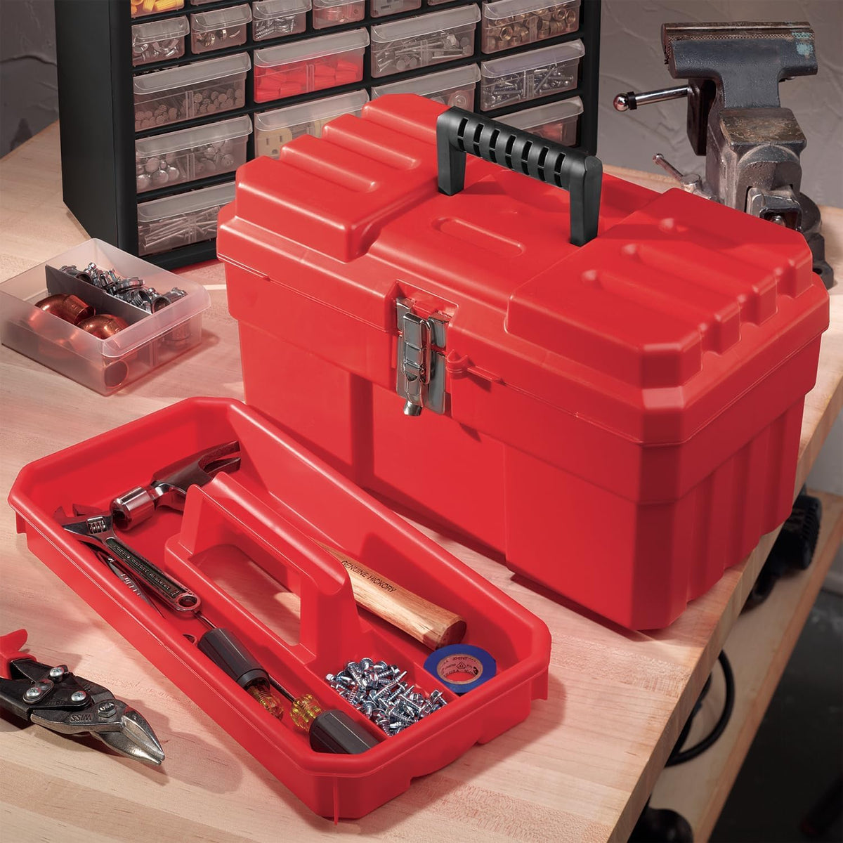 Akro-Mils Portable Tool Box 09514RED-6, 6-Pack – view 8