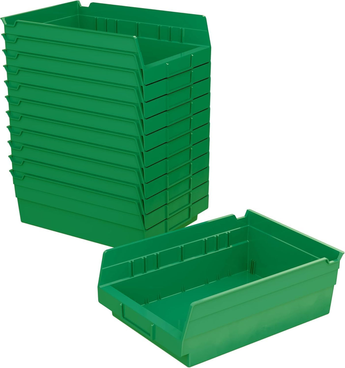 Akro-Mils Item Container 30150GREEN, 12-Pack