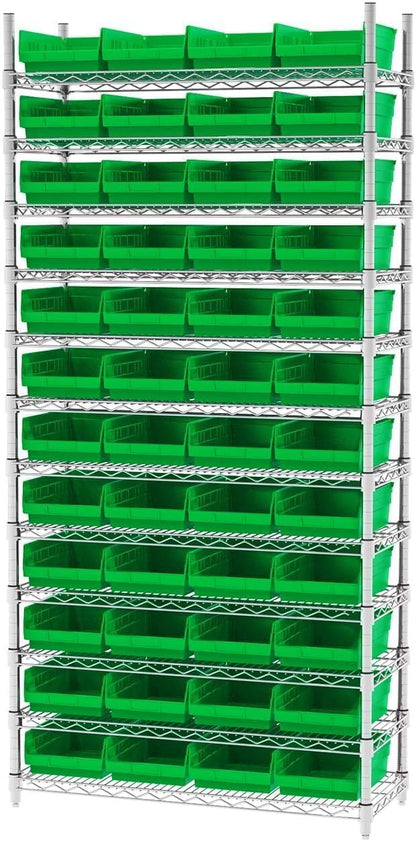 Akro-Mils Item Container 30150GREEN, 12-Pack – view 6
