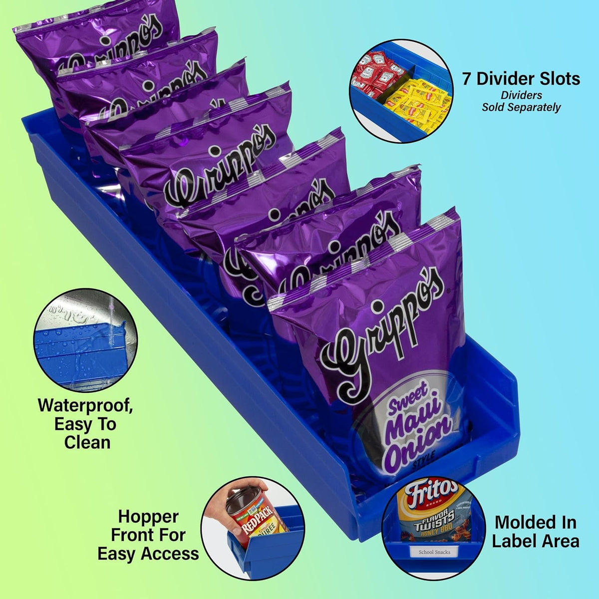 Akro-Mils Item Container 30164SCLAR, 6 Count – view 3