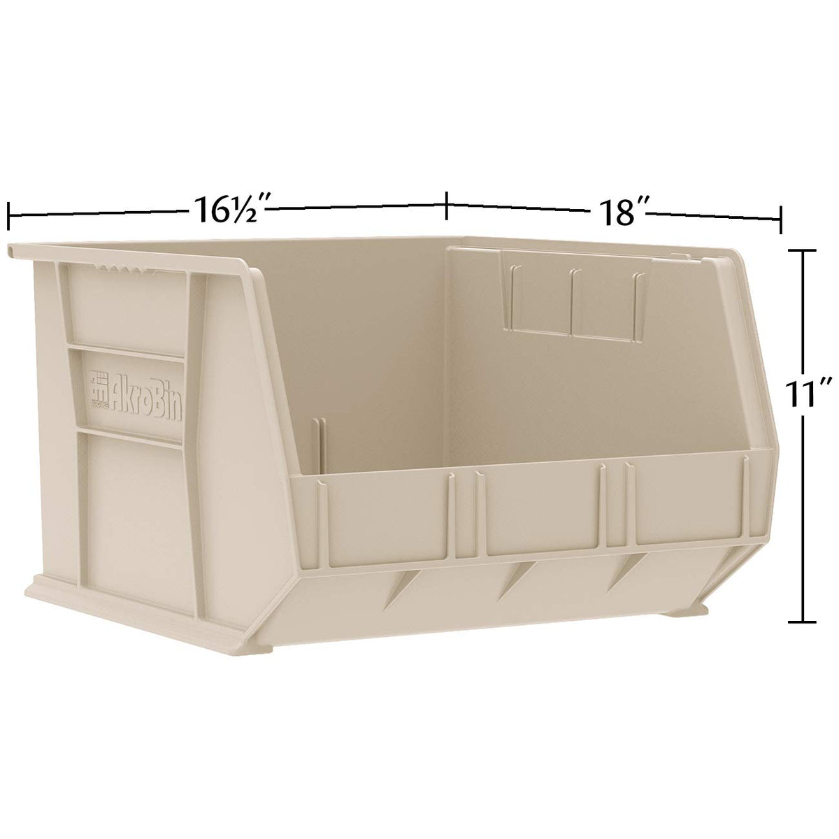 Akro-Mils Item Container 30270GREEN, 18-Inch x 16-Inch x 11-Inch, 3 Count – view 2
