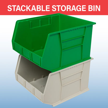 Akro-Mils Item Container 30270GREEN, 18-Inch x 16-Inch x 11-Inch, 3 Count – view 4