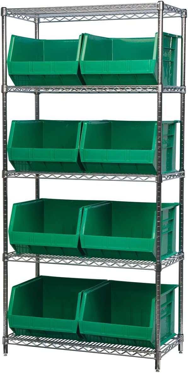 Akro-Mils Item Container 30270GREEN, 18-Inch x 16-Inch x 11-Inch, 3 Count – view 9