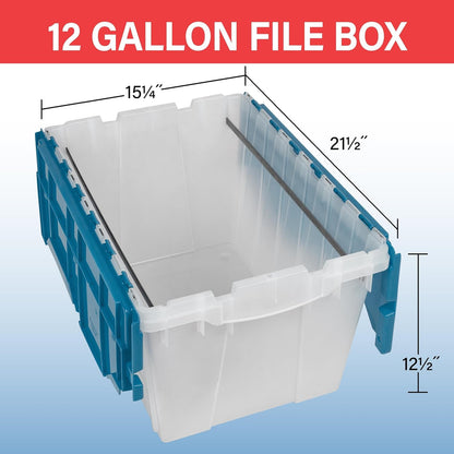 Akro-Mils Storage Box 66486FILEB, 12 gal – view 3