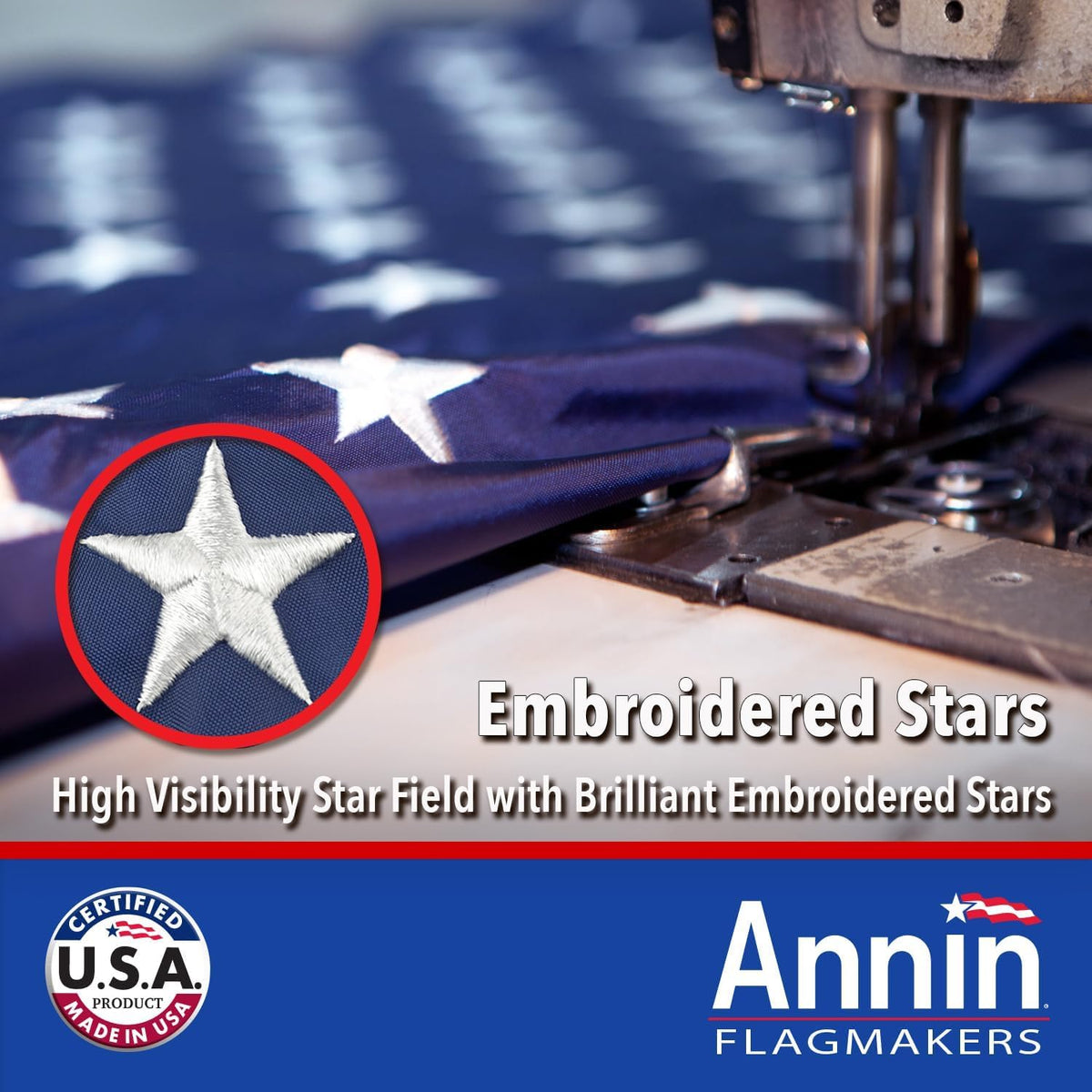 Annin Flagmakers Banner 2740, 6 x 10 ft – view 3