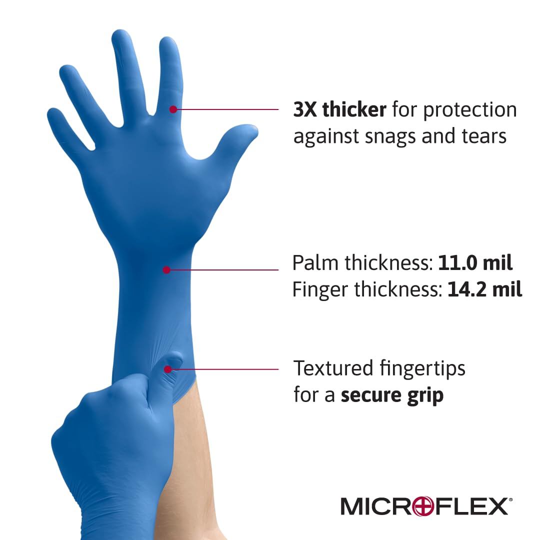 Ansell Protective Glove SG-375-M, Medium (Pack of 50) – view 2