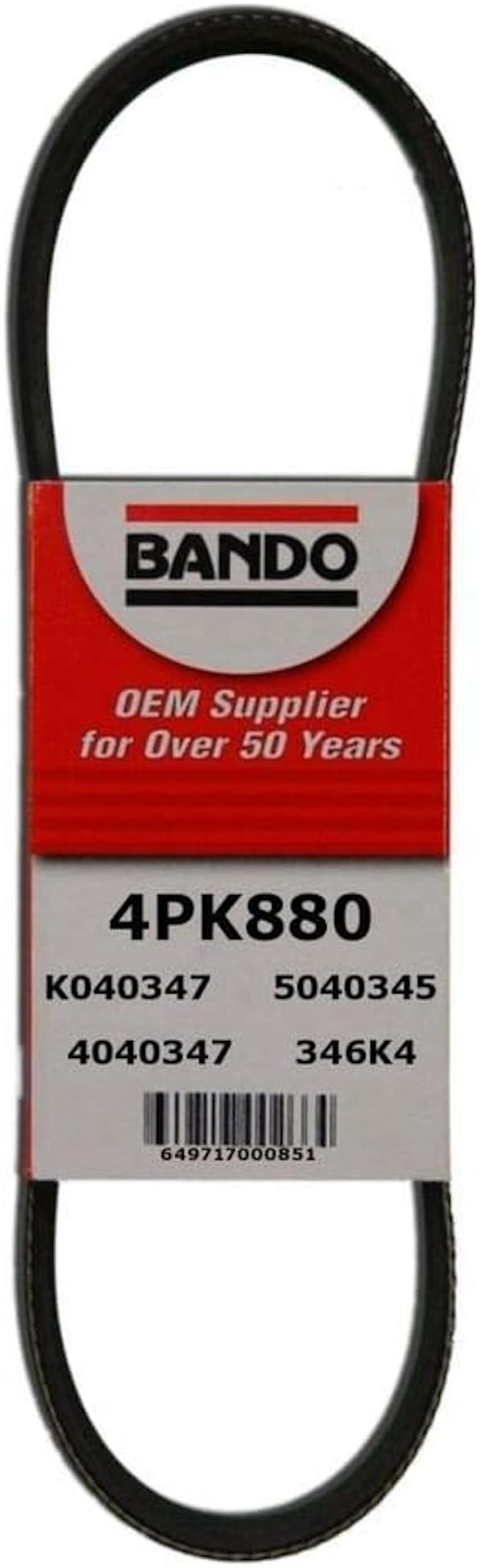 Bando USA Mechanical Belt 4PK880