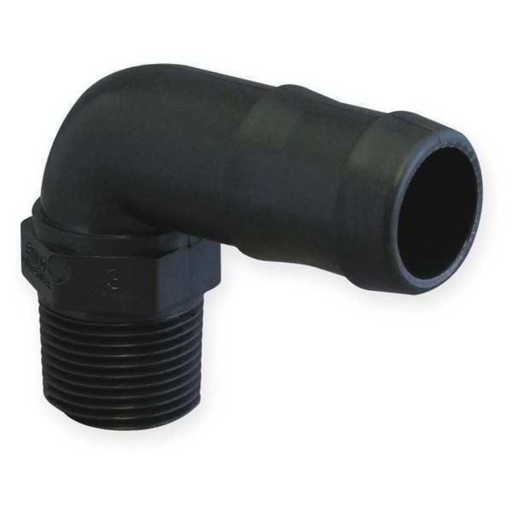 Banjo Hose Pipe Fitting HB100/075-90, 1" NPT Male x 3/4" Barbed