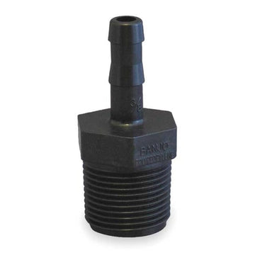 Banjo Hose Pipe Fitting HB150-100, 1-1/2" NPT Male x 1" Barbed