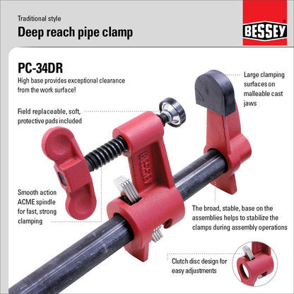 BESSEY Hardware Clamp Vise PC-34DR, 3/4 Inch – view 4