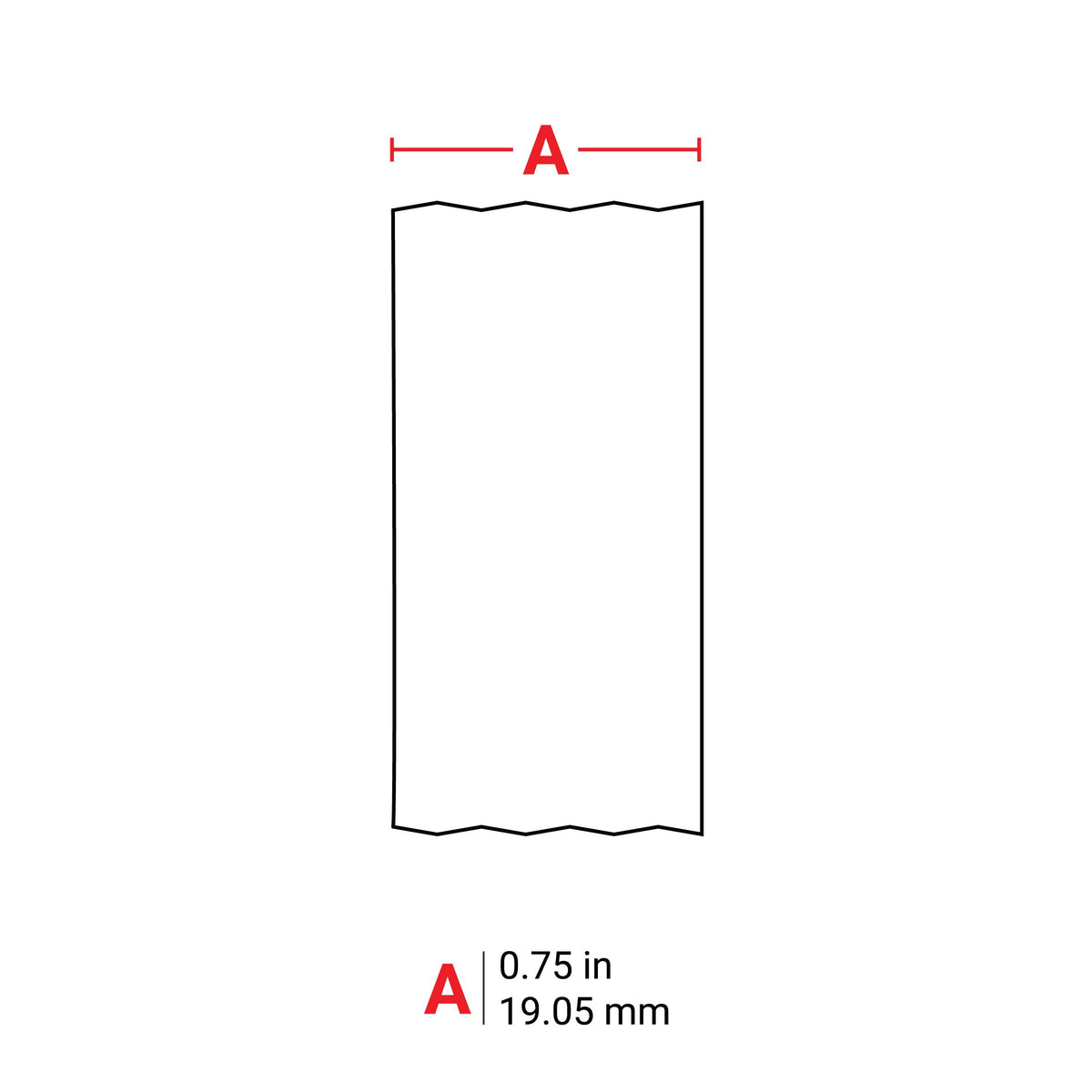 Brady Label M21-750-595-RD, .75" W – view 3