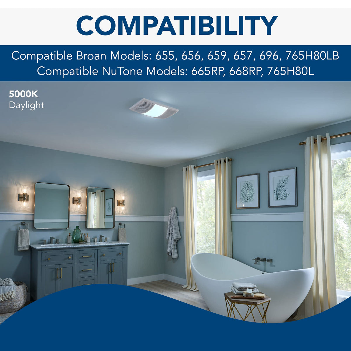 Broan-NuTone Electric Fan FG110HBS, 105 Sq Ft Rooms – view 5
