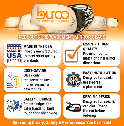 Burco Vehicle Mirror 4086S, 6.75 in – view 2