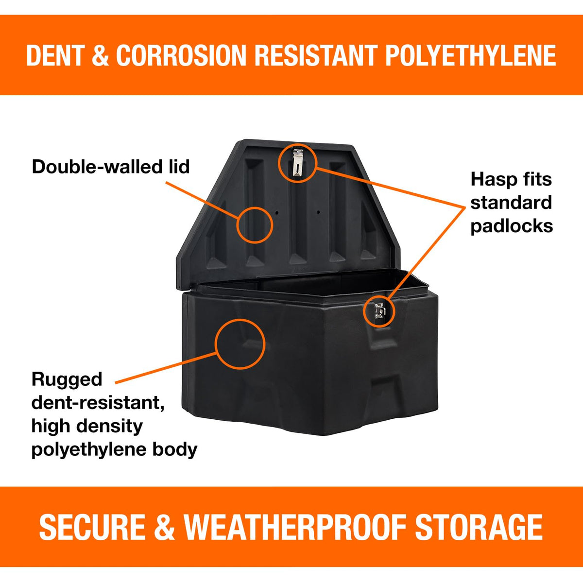 Buyers Products Company Storage Box 1701680, 18 x 19 x 36/18.5 – view 3