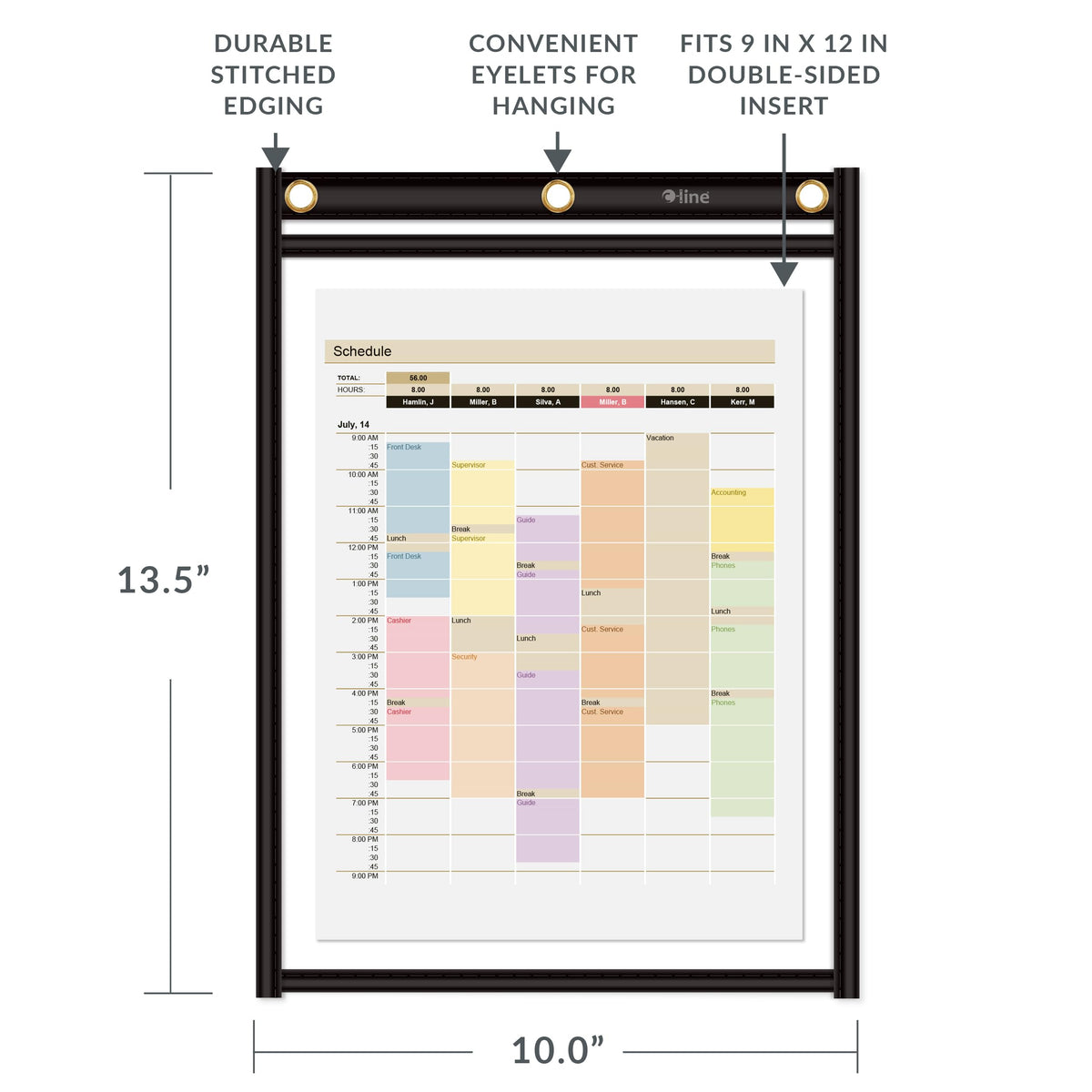 C-Line Card Document Sleeve 50912, 9 x 12 in – view 5