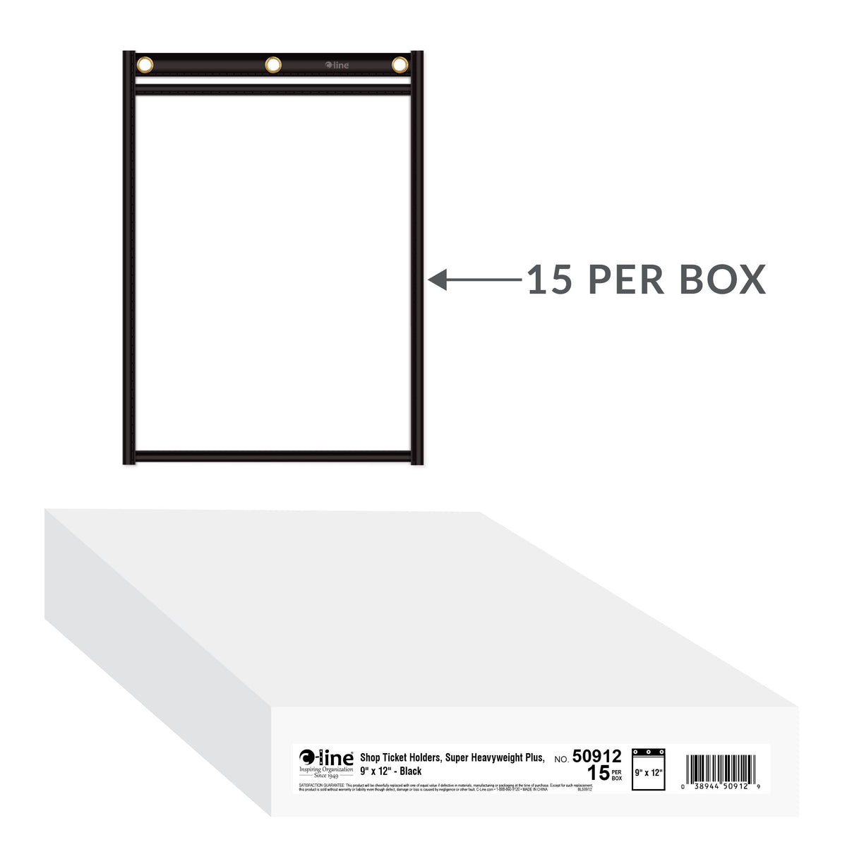 C-Line Card Document Sleeve 50912, 9 x 12 in – view 8