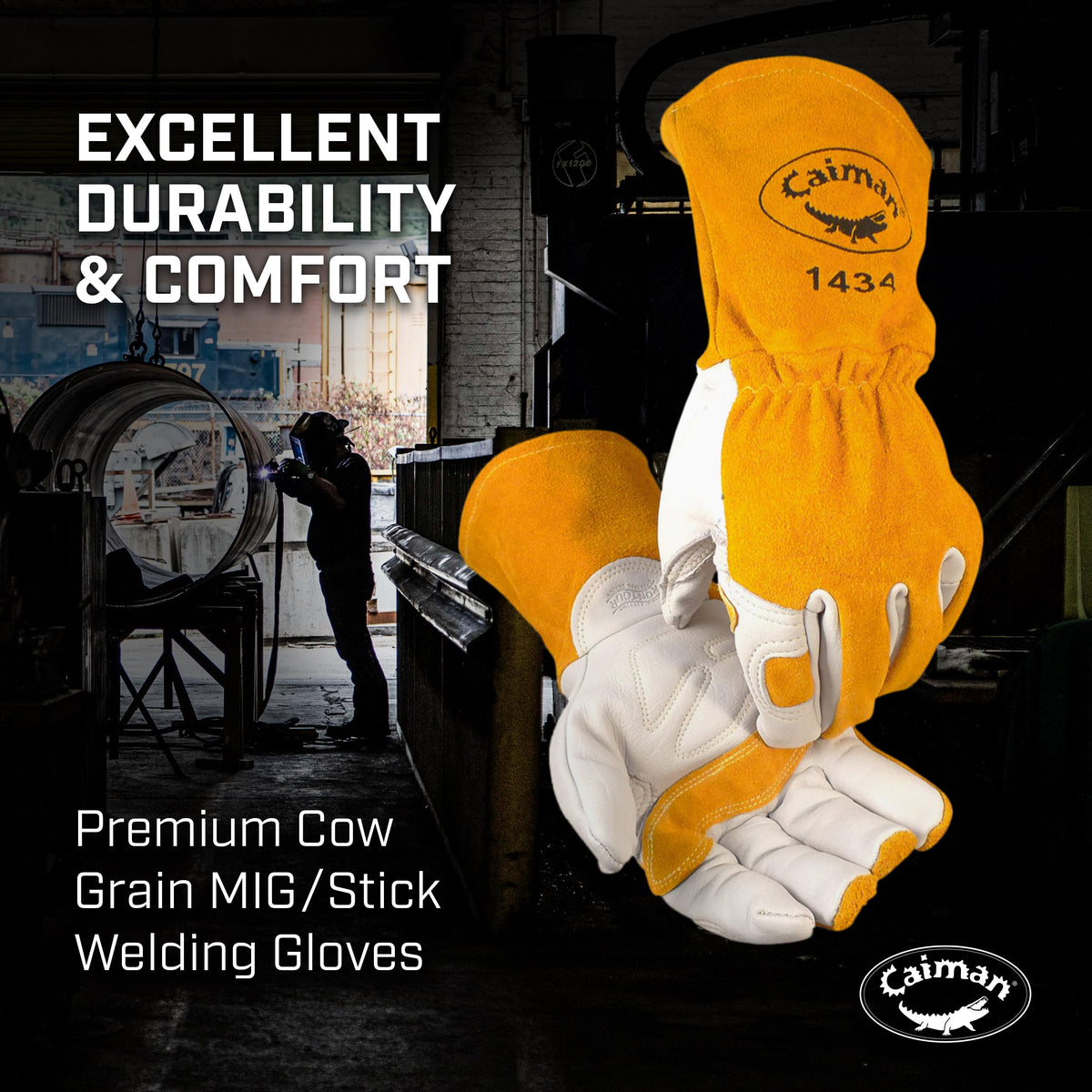 Caiman Protective Glove 1434-5, Large – view 4