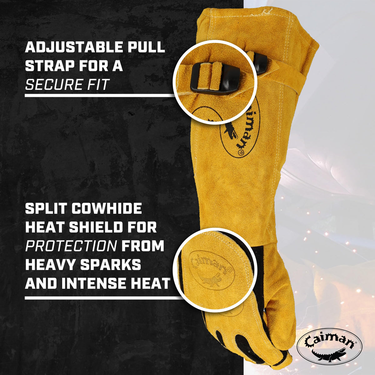 Caiman Protective Glove Caiman - 1878-5, One Size – view 5