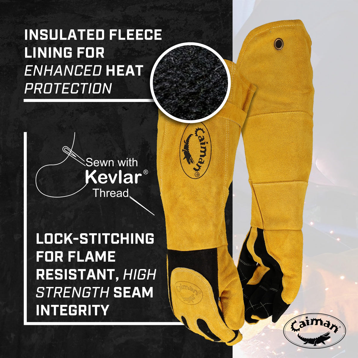 Caiman Protective Glove Caiman - 1878-5, One Size – view 7