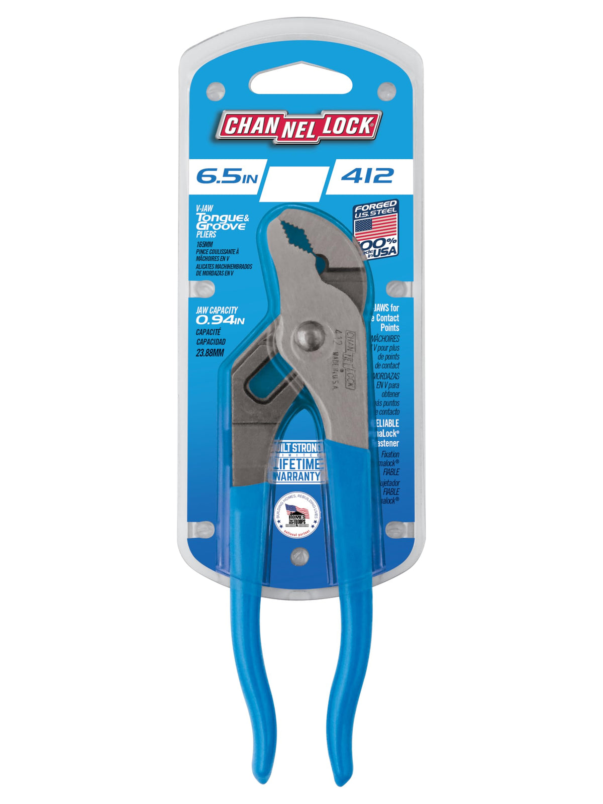 Channellock Pliers 412, 6.5 inch – view 4
