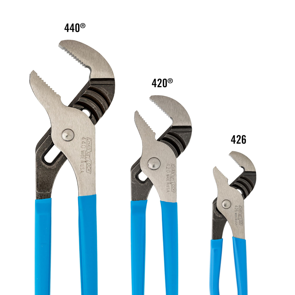 Channellock Pliers GS-3, 3 Piece Set, 6.5", 9.5", 12" – view 3