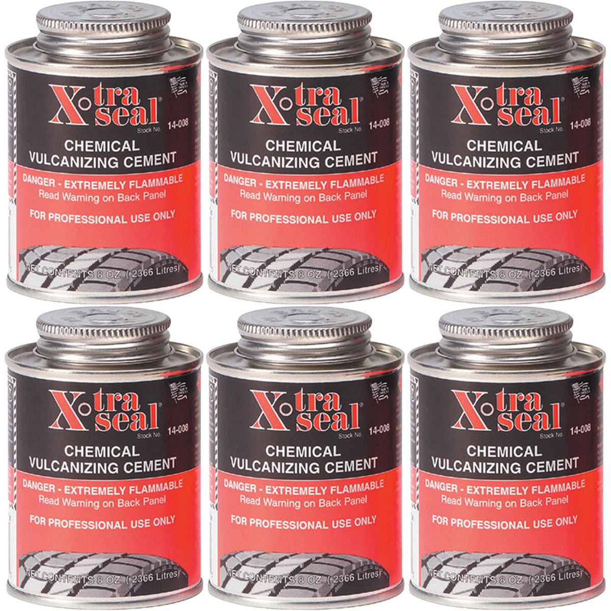 Chemical Vulcanizing Cement Bonding Adhesives 14-008, 8oz