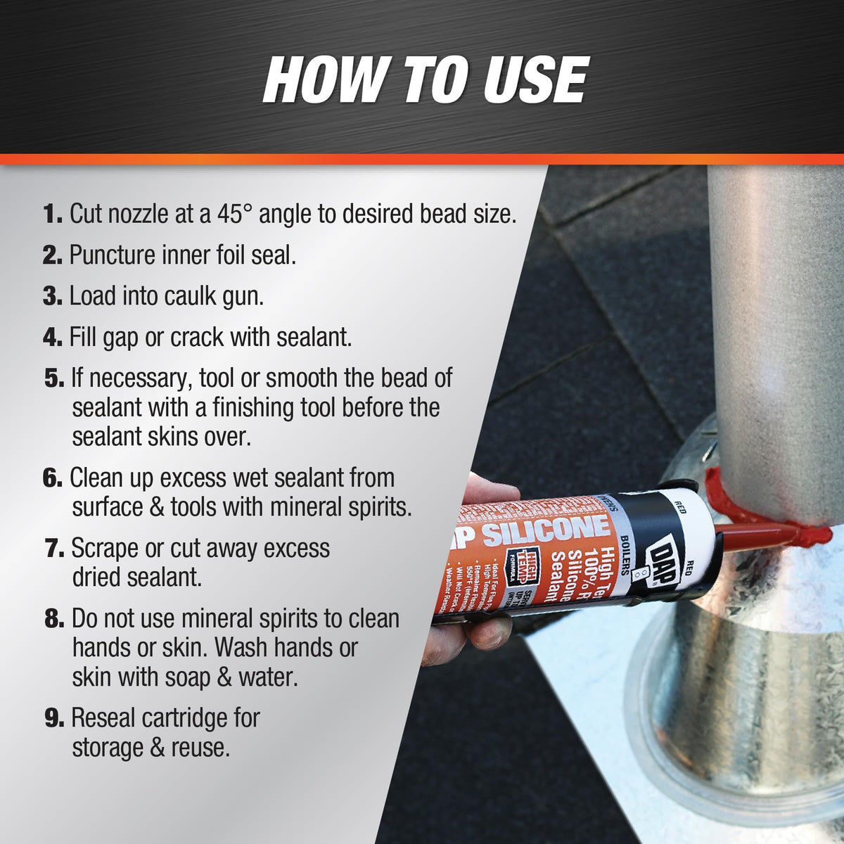 DAP Sealant 7079808013, 10.3 Oz – view 3