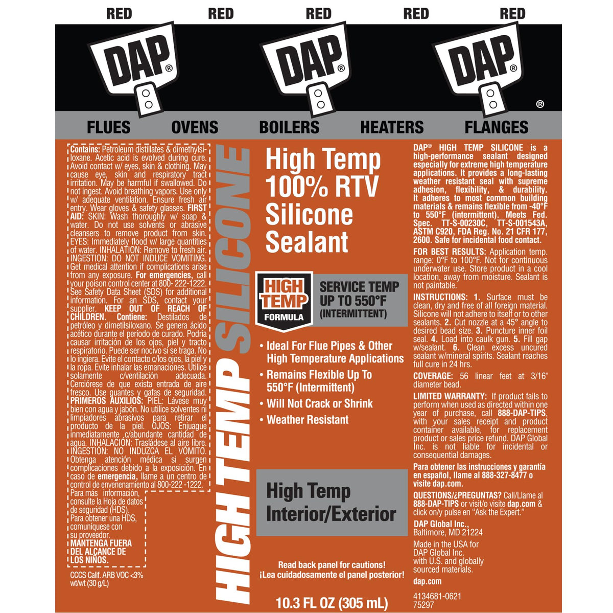 DAP Sealant 7079808013, 10.3 Oz – view 7