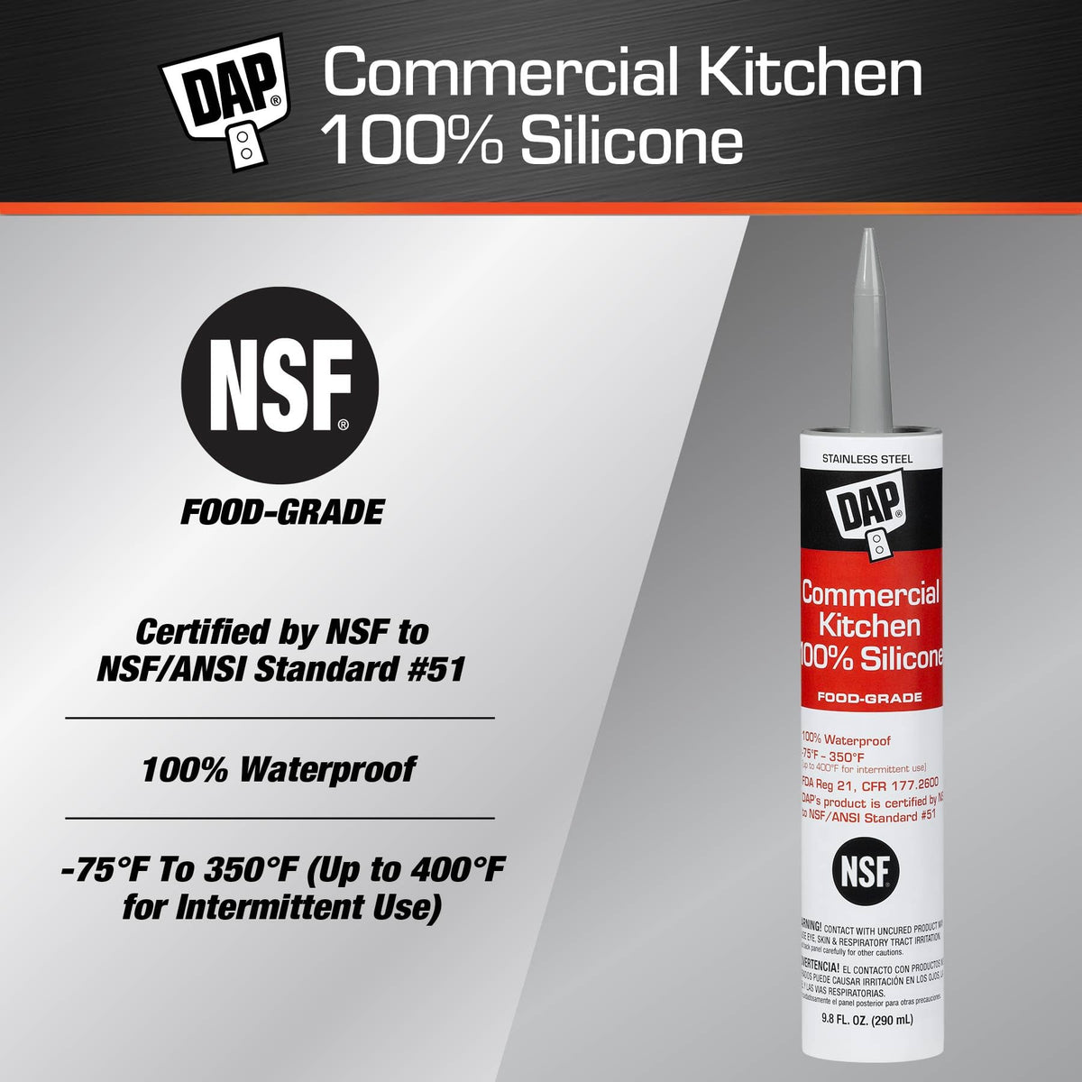 DAP Caulks 7079808660, 9.8 Oz – view 2