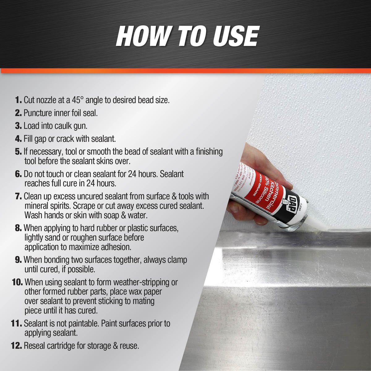 DAP Caulks 7079808660, 9.8 Oz – view 3