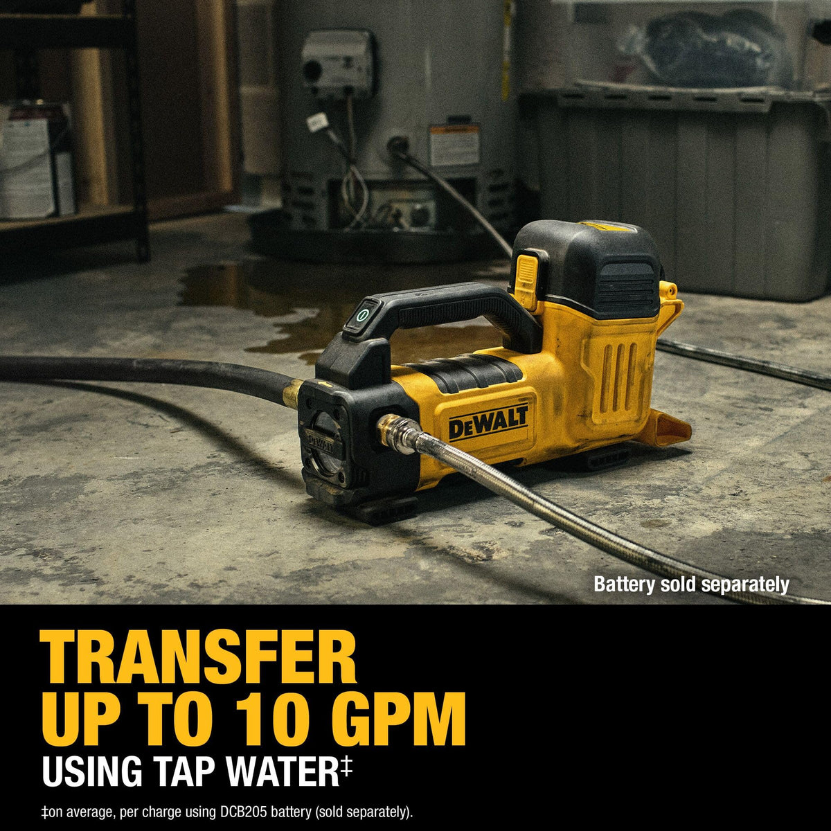 DEWALT Water Pump DCE050B, 16.19 x 6.69 x 9.82 in – view 3