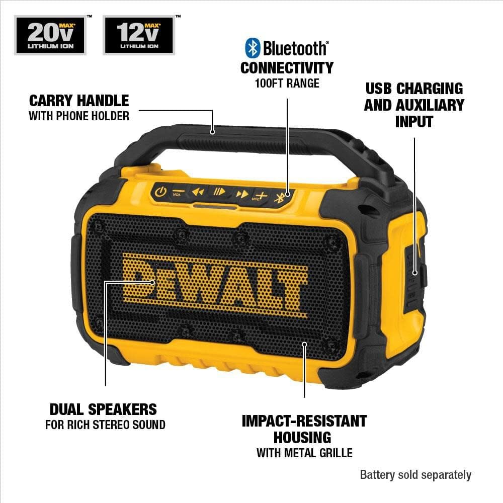 DEWALT Speakers DCR010, One Size – view 2