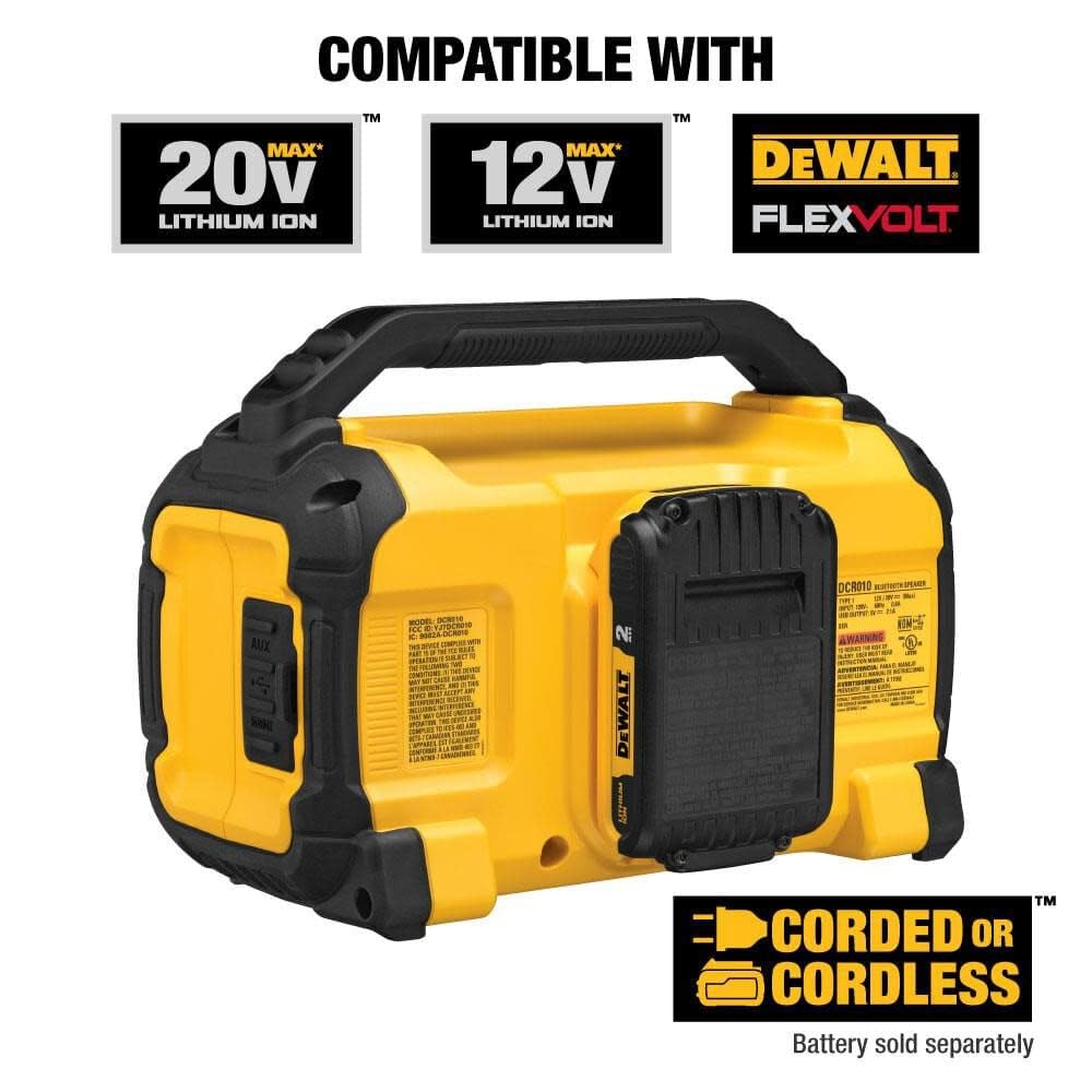 DEWALT Speakers DCR010, One Size – view 6