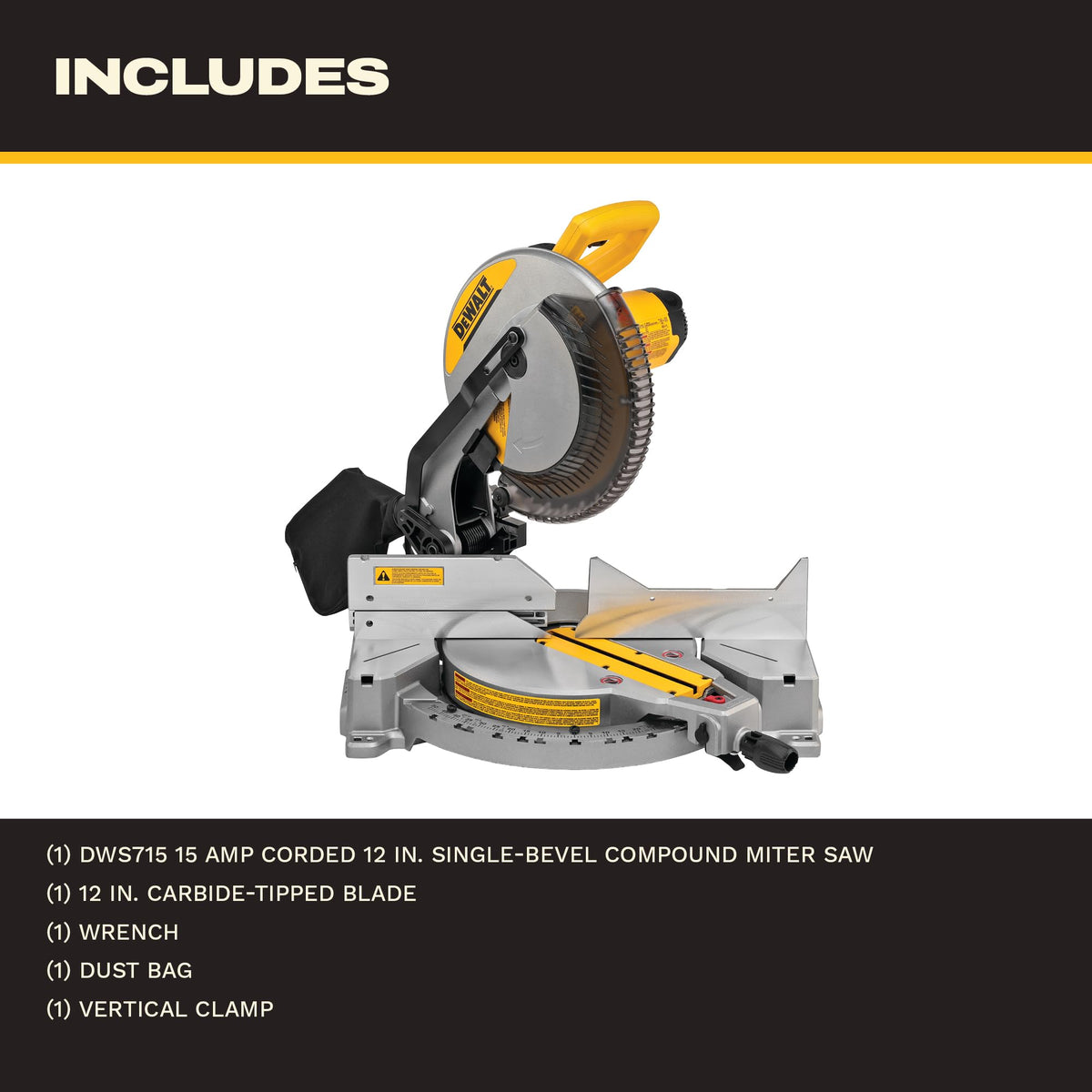 DEWALT Saw DWS715, One Size – view 2