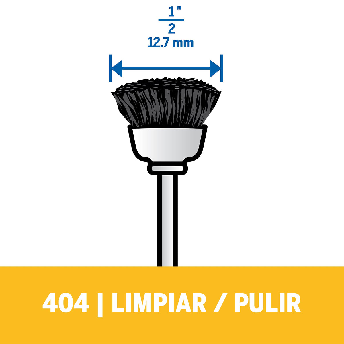 Dremel Abrasive Brush 404-02, 2-Piece – view 2