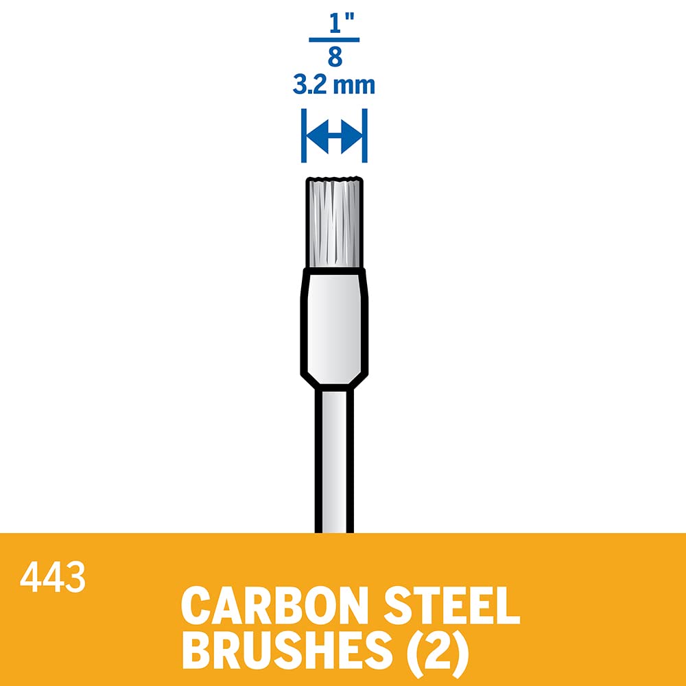 Dremel Abrasive Brush 443-02, 2-Piece – view 3