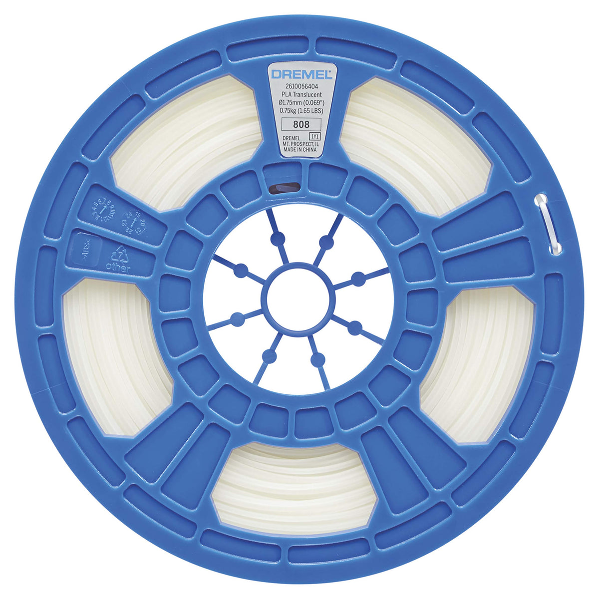 Dremel Thermoplastic Filament PLA-TRA-01, 7.7 x 7.6 x 2.5 – view 2