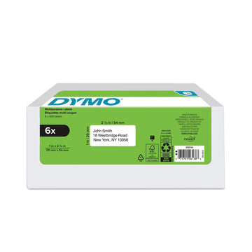 DYMO Label 2050764, 6 Rolls, 3000 Count