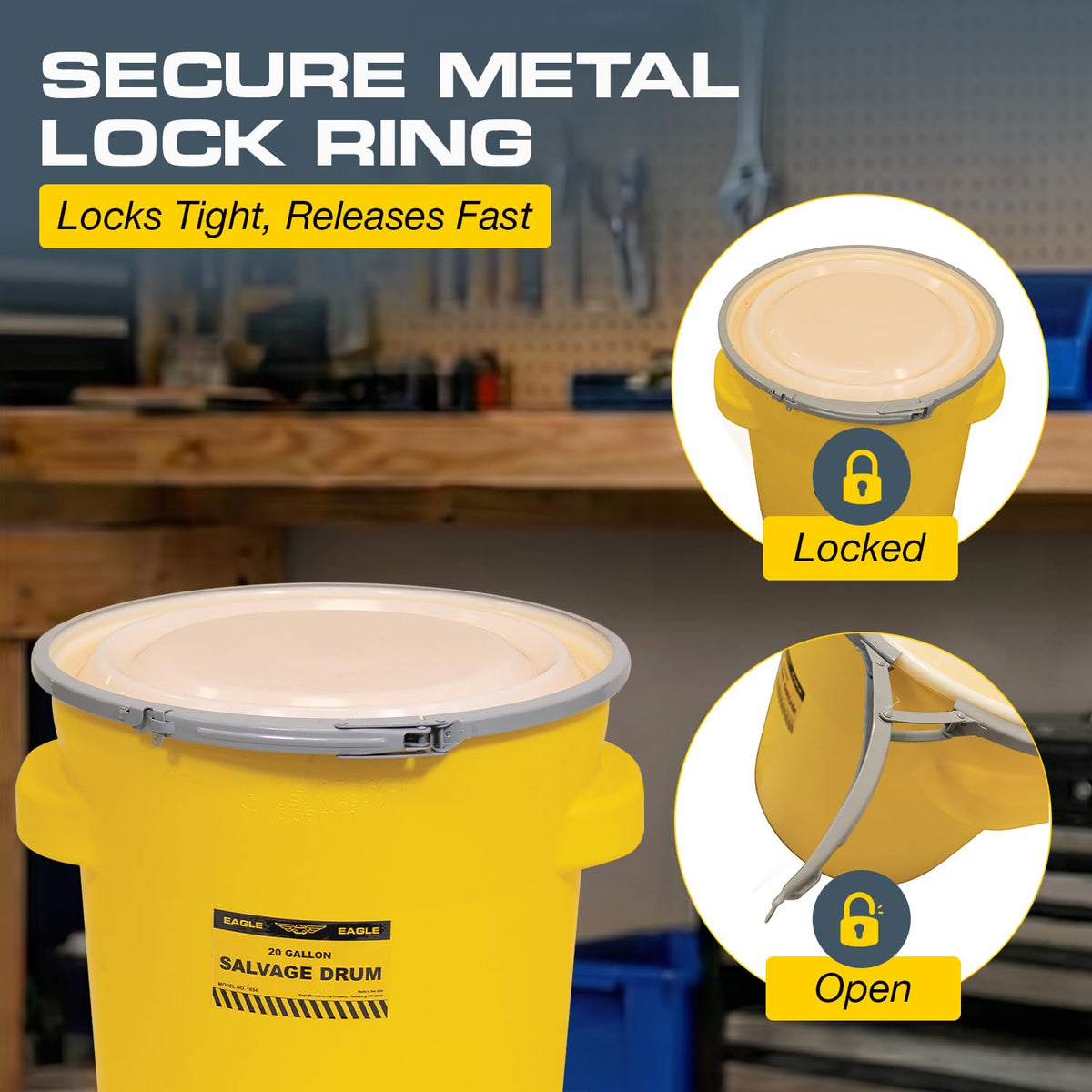 Eagle Safety Supply 1654, 20 Gallon – view 5