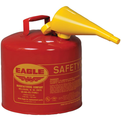 Eagle Liquid Fuel Container UI50FS, 5 Gallon